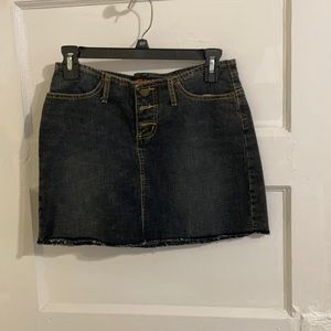 Denim mini skirt